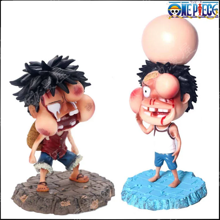 

Аниме One Piece Monkey D Luffy опухлое лицо Ver. Экшн-фигурка из ПВХ, Игрушечная модель T30