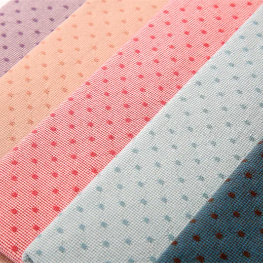50*140 см Dot японская пряжа окрашенная хлопковая ткань ручной работы DIY Профессиональная стеганая хлопковая лоскутная подушка, ткань для сумки