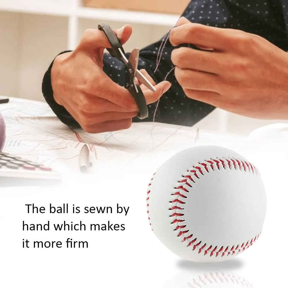 Высокое качество 9 ручной работы Baseballs тренировочный мяч мягкое наполнение