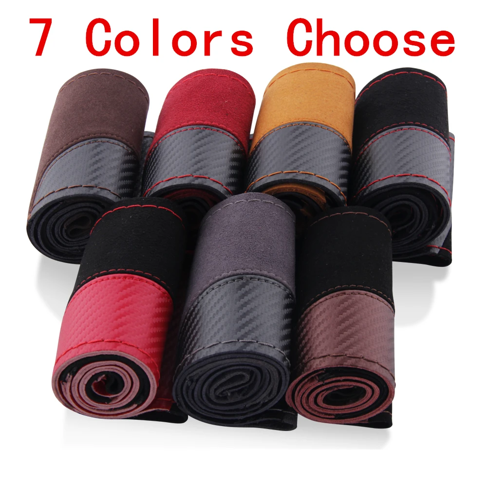 Идеально подходит для вашего автомобиля рулевое колесо покрывает углеродное