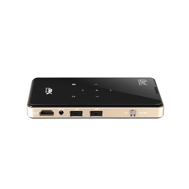 US Plug 8GB Android 6,0 беспроводной Bluetooth 2,4G/5G Wifi 4K Hdmi-In мини-проектор поддержка Miracast Airplay для Android Ios Phone проектор - Цвет: US Plug 8GB