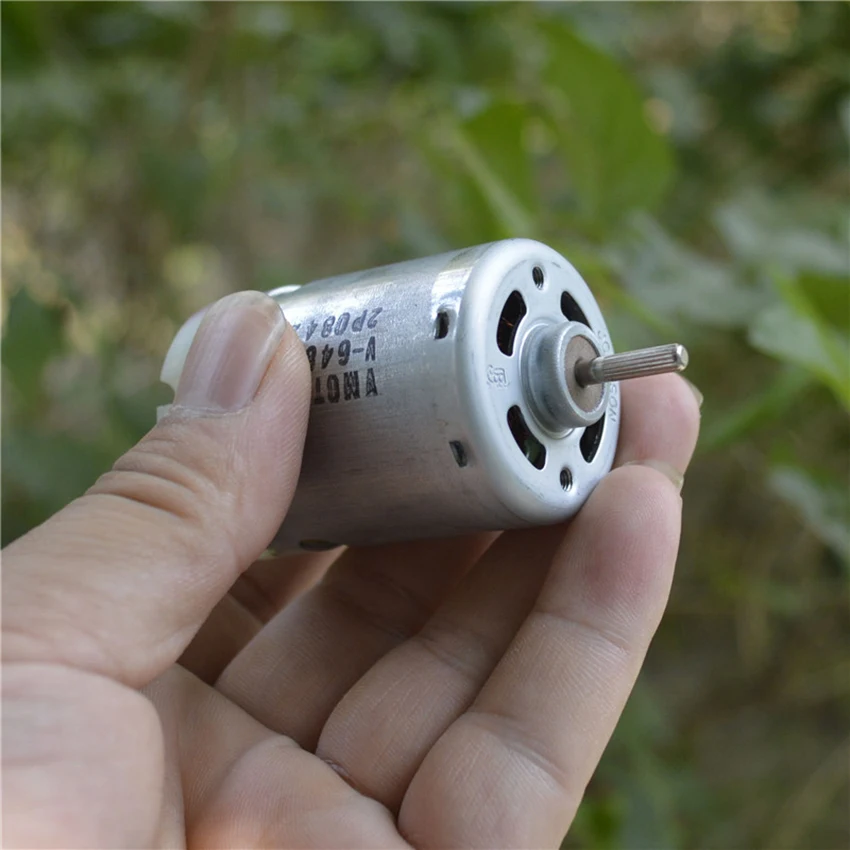 540 двигатель постоянного тока 6V-12V DC мотор щетки углерода 10000-20000 об./мин. для