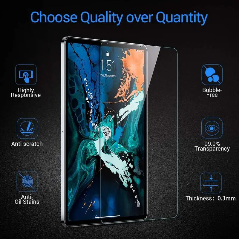Для Apple iPad Pro 11 2018 Защитная пленка для экрана планшета из закаленного стекла &quotiPad