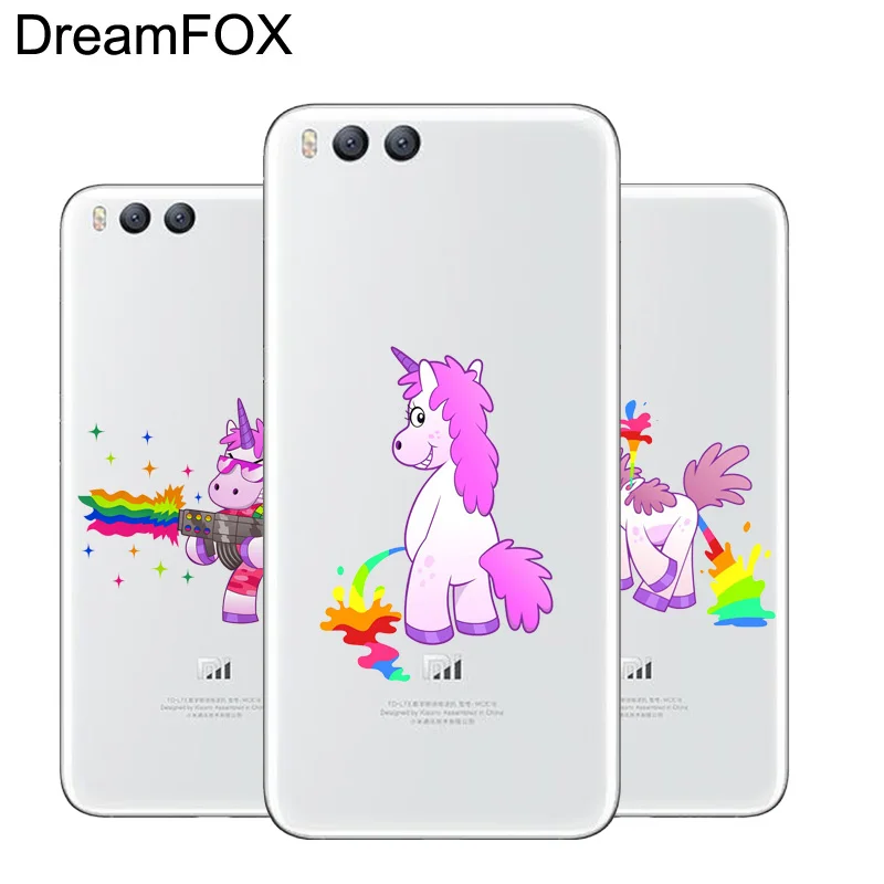 DREAMFOX L543 &quotЛошадка Радуга силиконовый чехол-накладка из мягкого ТПУ чехол крышка