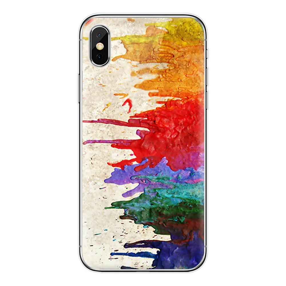 Marble Phone Case For iPhone 7 8 Plus TPU Soft Silicone XS MAX XR X 6s 6 Luxury Waterproof Oil Painting | Мобильные телефоны и