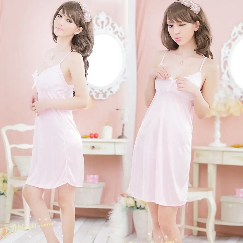 2018 Hot Sale Women Clothes for Summer Shorts Sets V-Neck Sleepwear Satin Erotic women Pajamas Lace Sexy Pajama Set | Тематическая