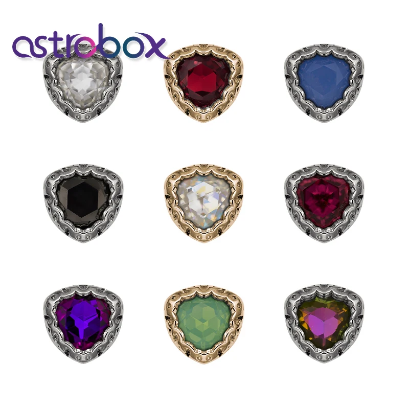 Astrobox 10 шт. стеклянные стразы с когтями для украшения пришивные швейные