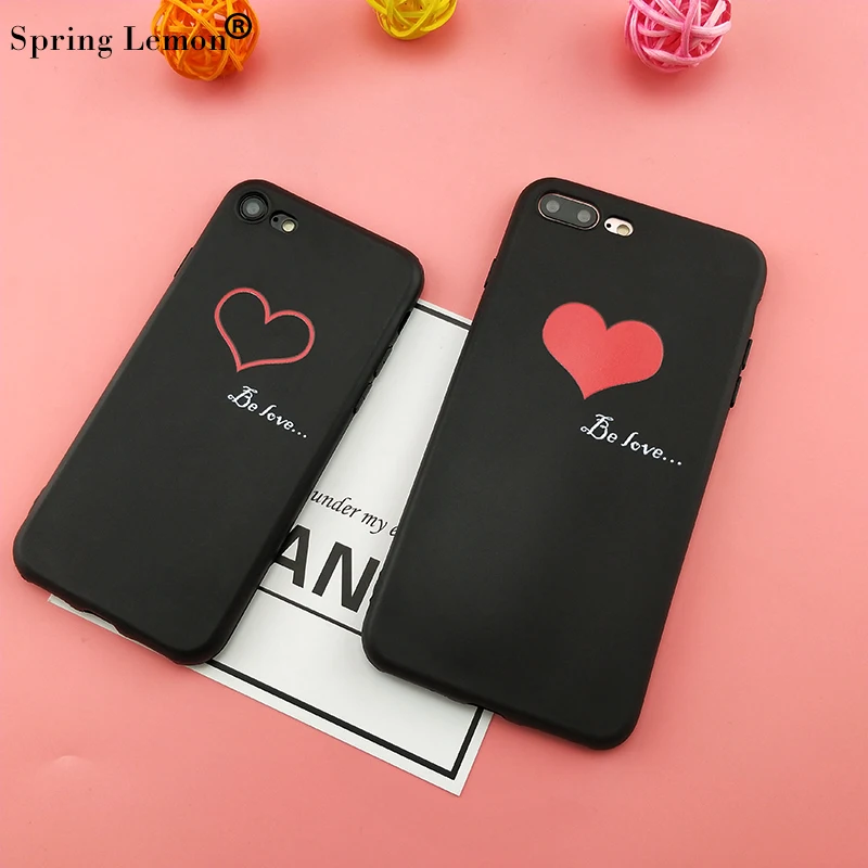 Spring Lemon BeLove Heart Soft Cover Case For iPhone 8PLUS 8 7 7PLUS X 6 6S 6PLUS PLUS 5 5S |