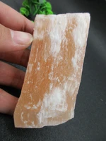 natural stone orange salt gypsum mineral samples minerals cornucopia for collection