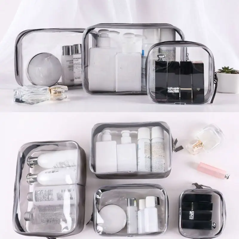 

2020 Fashion Travel Cosmetic Makeup Bag Toiletry Case Transparent Pouch Wash Organizer Storage for Women