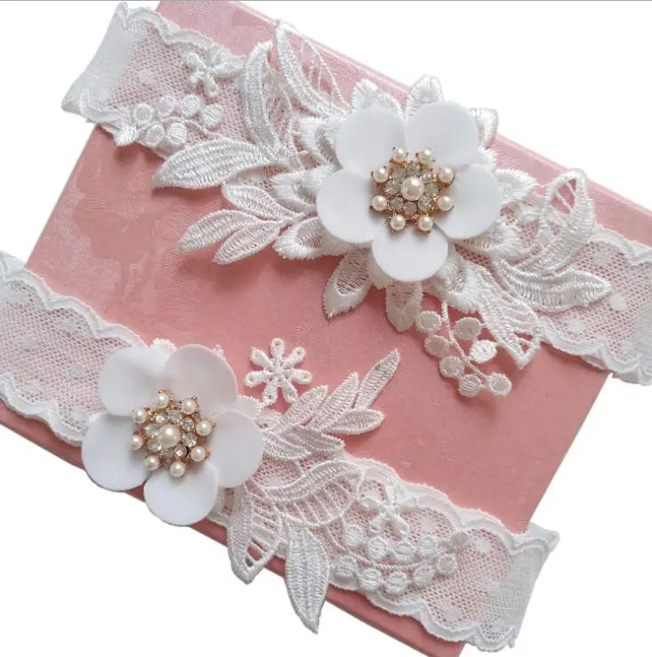 2018New Европейская и американская Подвязка невесты ручная работа кружевные