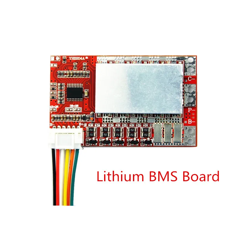 Lithium battery BMS 5S 50A BMS плата/55A 3,7 в литиевая батарея Защитная плата/3,2 в железо фосфат/LiFePO4 батарея BMS плата с балансом - Цвет: Lithium battery BMS