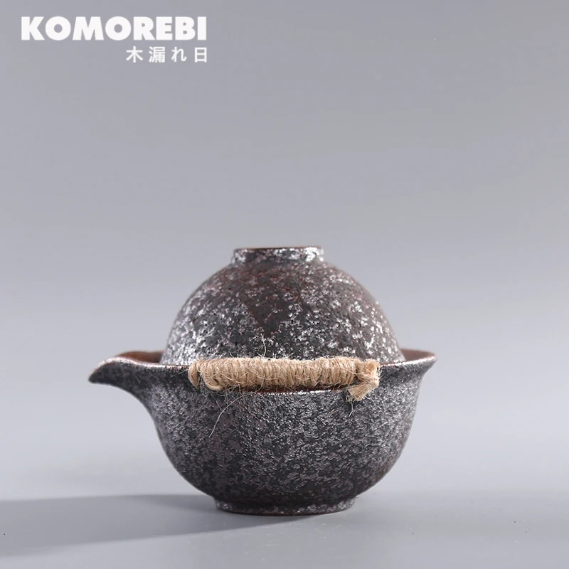 Komorebi Китай 2017 новое поступление черная глиняная посуда японский чайник