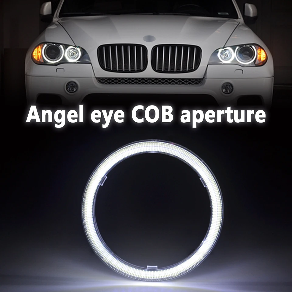 CNPARTS Halo Кольцо Ангел Дьявол глаза проектор светодиодный фары для VW Passat B5 B6 Polo Golf Chevrolet Cruze Lada Granta ram