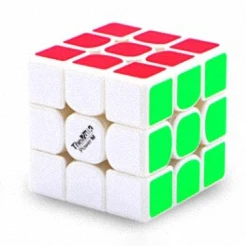 WHITE QIYI Valk3 Мощность м Магический кубик 3х3х3, магнитный Скорость головоломка конкурс куб, обучающие игры - Цвет: WHITE