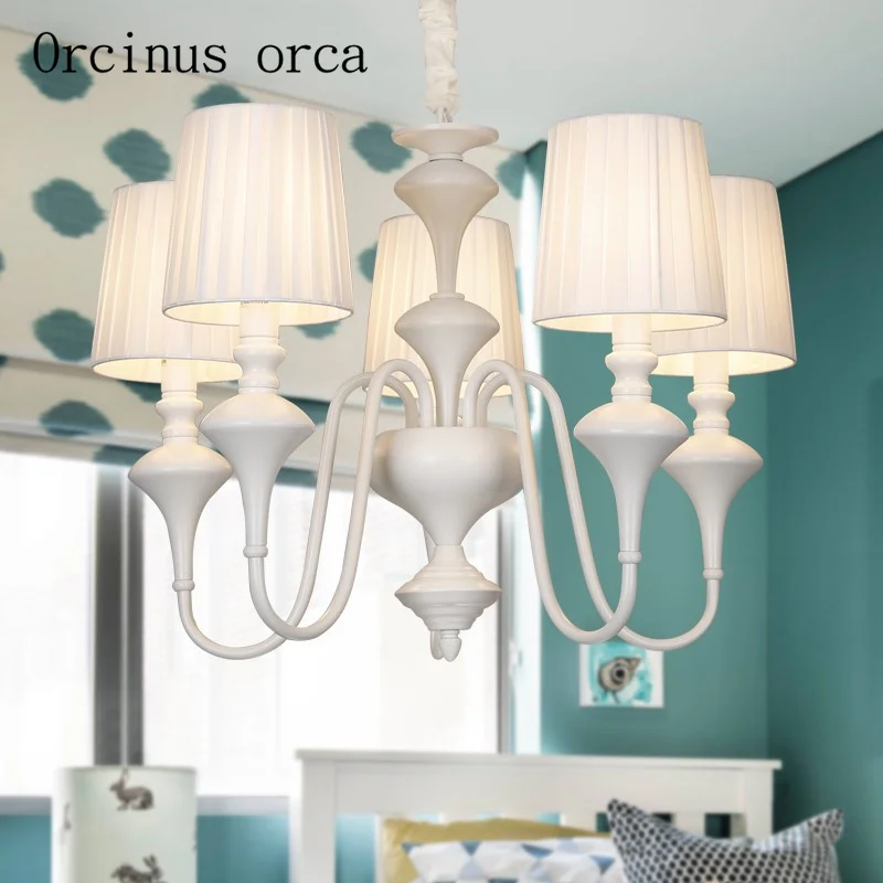 

American Pastoral chandelier simple Mediterranean Nordic lighting living room bedroom study lamps Postage free