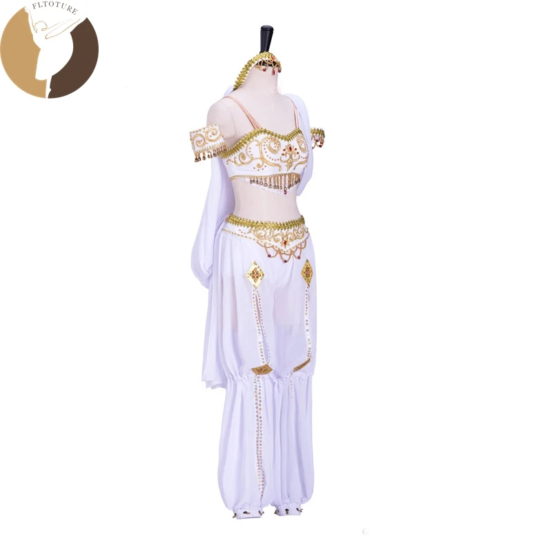 FLTOTURE AT1291 взрослый Профессиональный Балетный костюм La Bayadere белый/зеленый