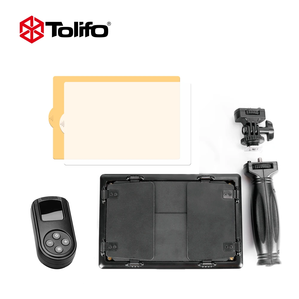 Tolifo Pt-308S II 20w 308 LEDs Portable Mini Size 5600K Video Light Panel with LED Display 2.4G Wireless Remote Control for DSLR |