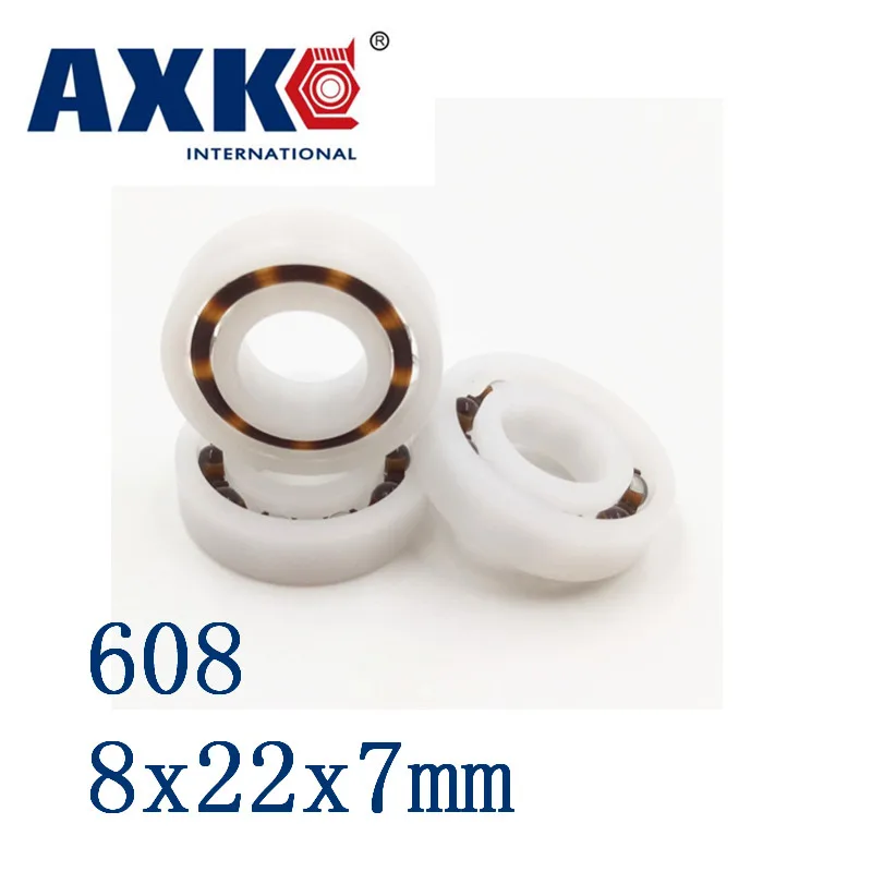 Пластиковые подшипники Axk 608 Pom (10 шт.) 8x22x7 мм стеклянные шарики 8*22*7 | Обустройство