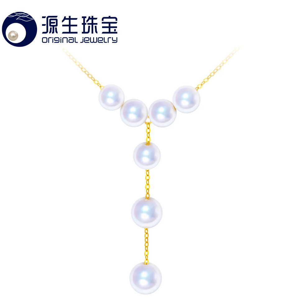 [YS] ювелирное изделие из жемчуга маленького размера 5 6 мм 18 К золото простой