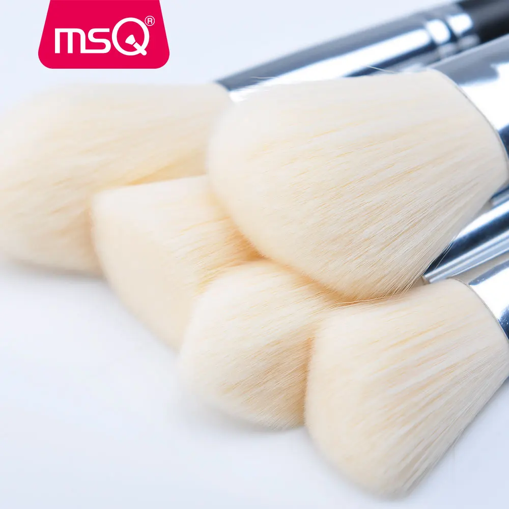 MSQ 21 шт. набор профессиональных кистей для макияжа, высокое качество, Тональная основа, пудра, румяна, ресницы, тени для век, наборы кистей для макияжа