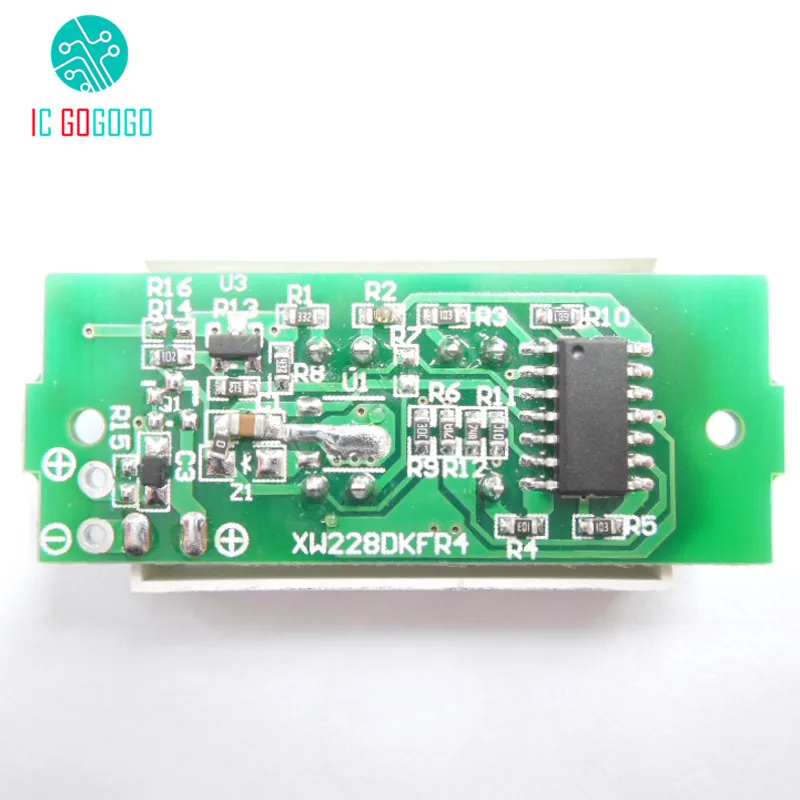 Индикатор емкости свинцово кислотной литиевой батареи модуль с синим и зеленым