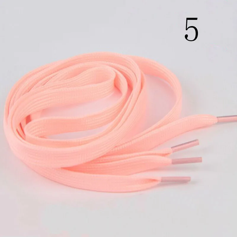 pink 1 пара 120 см светится в темноте Цвет флуоресцентные шнурки спортивные шнурки для спортивной обуви Светоотражающие Шнурки - Цвет: pink
