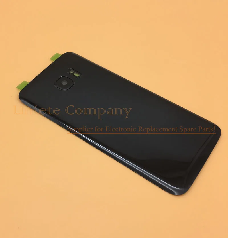 Для Samsung Galaxy S7 G930 крышка батареи Задняя Дверь Корпус чехол с объективом камеры для
