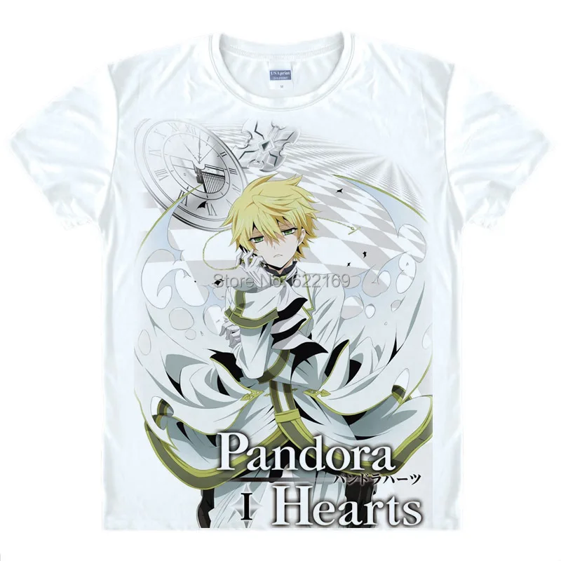 Футболка для косплея Pandora Hearts Oz, Мужская футболка известного японского аниме, уникальный подарок (art.: 78624896a) - 78624896a