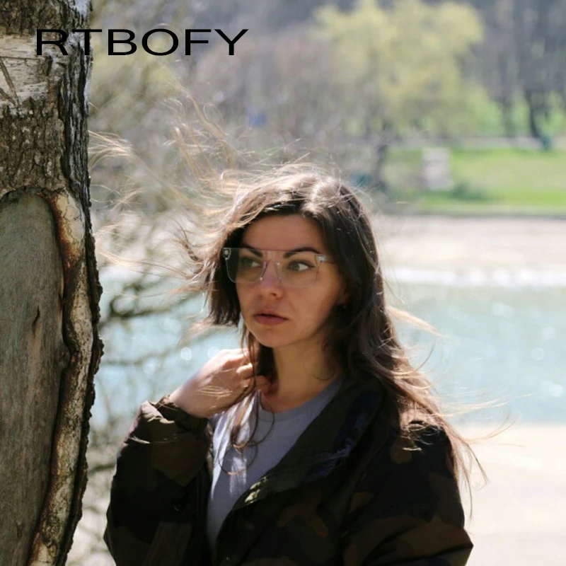 Rtbofy модные Солнцезащитные очки для женщин Для и мужчин Винтаж Стиль Марка
