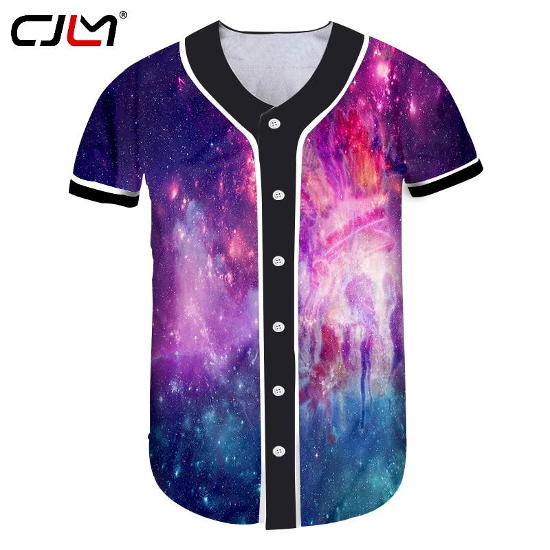 

CJLM Harajuku New Loose Lady Black and white Tshirt 3D Printed Funny sky Skull Big Size 5XL Short Sleeve Baseball Shirt