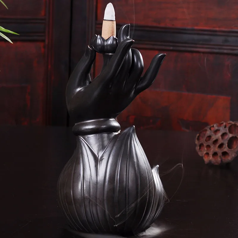 Креативная керамическая курильница для благовоний с Буддой товары дома|ceramic incense