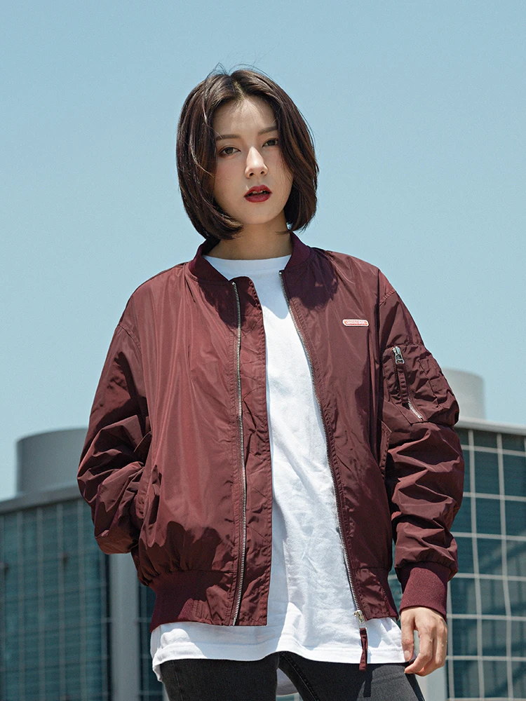 CHINISM Letter Printed Ma1 Bomber Jacket Mens Pilot Anarchy Outerwear 2018 Autumn Flight Coat Streetwear Male Jackets | Мужская одежда