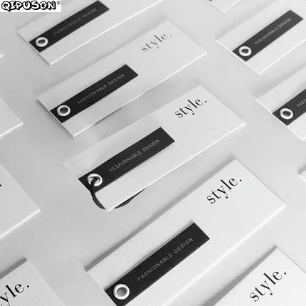 PK012 бирка на заказ брендовая одежда Тисненая Бумага висячая Золотая фольга два