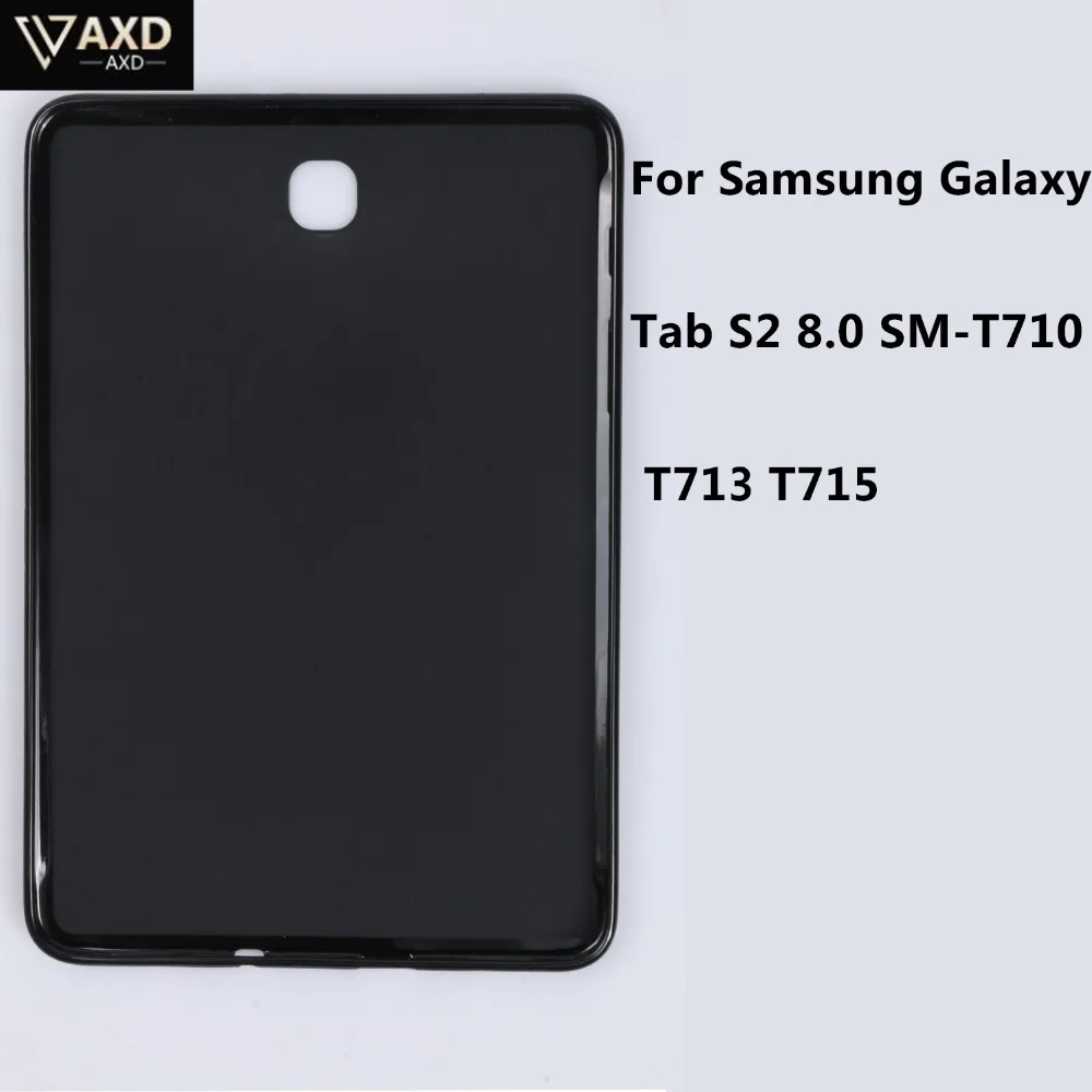 Чехол для планшета Samsung Galaxy Tab S2 8 0 SM T710 T713 T715 мягкая прозрачная задняя крышка из