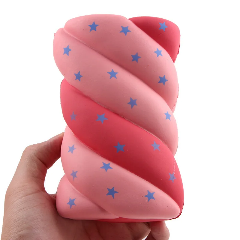 14 см Радуга конфеты хлопок мороженое мягкими замедлить рост Jumbo мягкий Squeeze Kawaii