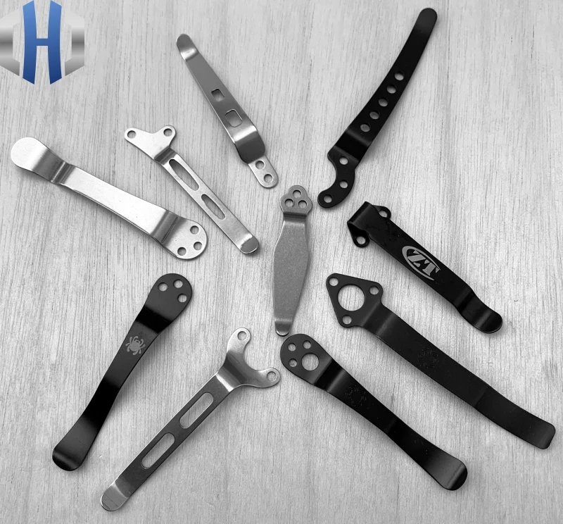 DIY складной нож с зажимом для спины из нержавеющей стали карманный зажим инструмент DIY аксессуары Задний зажим на заказ складной нож Задний зажим держатель EDC