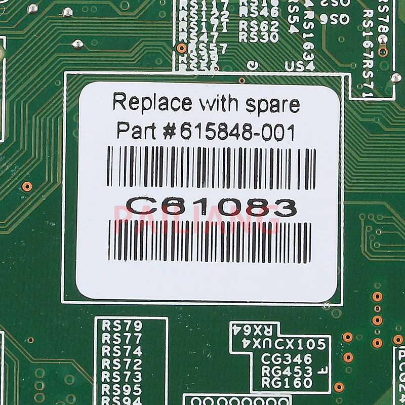 PAILIANG материнская плата для ноутбука hp Pavilion G62 G72 PC материнская плата 615848-001 615848-501 0103Y000-388-G full tesed DDR3