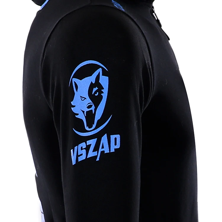 VSZAP мужские кофты с капюшоном в стиле MMA пальто Зимние флисовые утолщенные