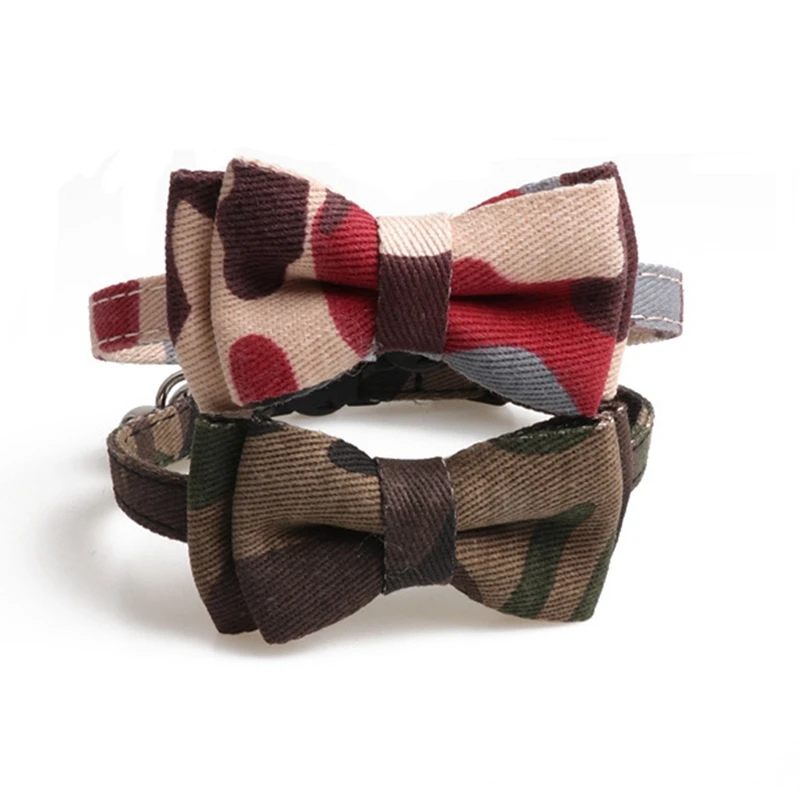 Ошейник с бантом бабочкой для кошек и котят безопасный эластичный ошейник