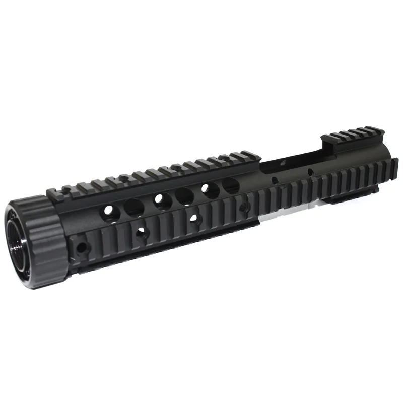 BK Охотничий пикатинный рельс тактический CQB 12,5 дюймов поручень RAS-MRE рельсовая система для M4 M16 AR15 AEG - Цвет: BK