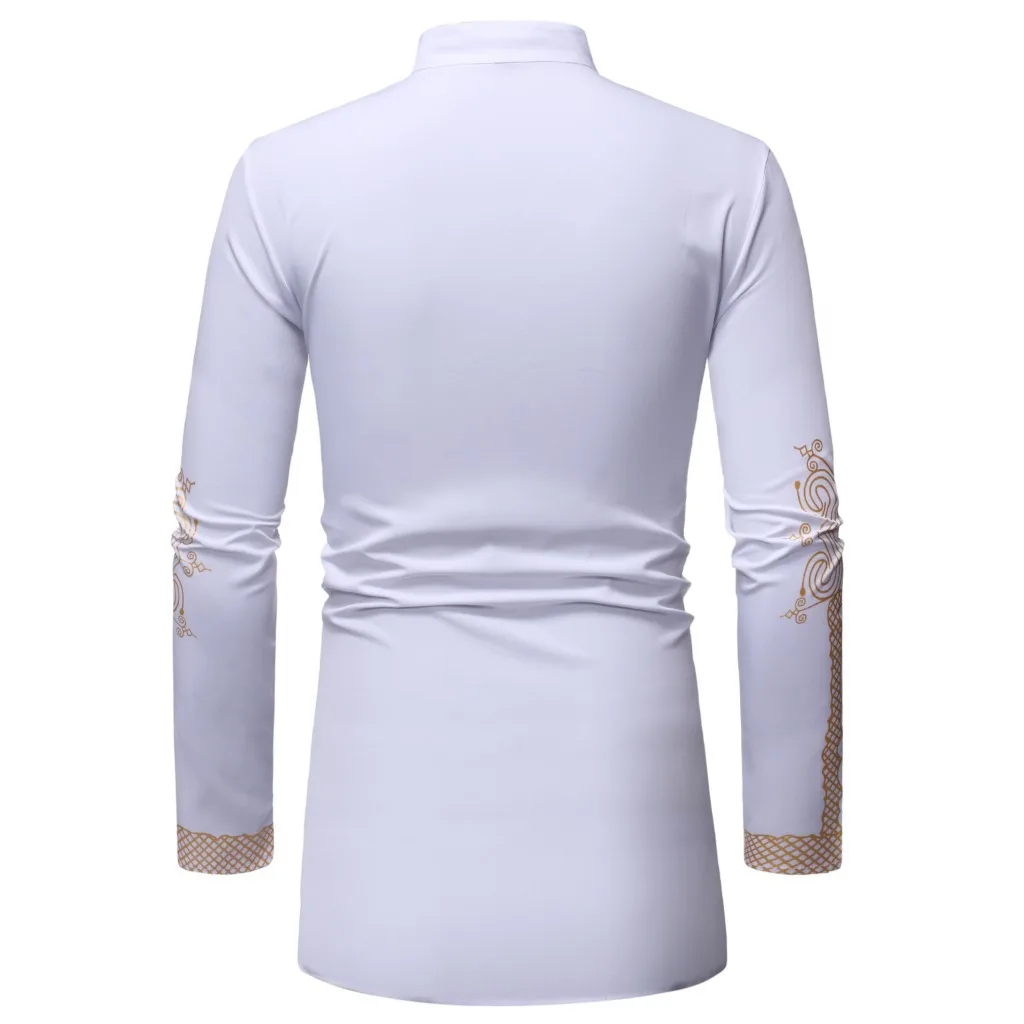 

2019 new arrival spring and summer fashion style african men plus size printing shirts S-XXL