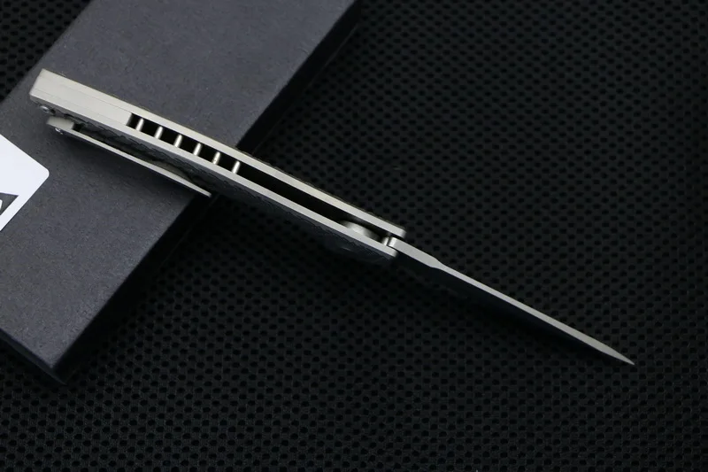 Складной нож Флиппер TIGEND ZT0452 лезвие D2 рукоятка из титанового сплава TC4 карманные