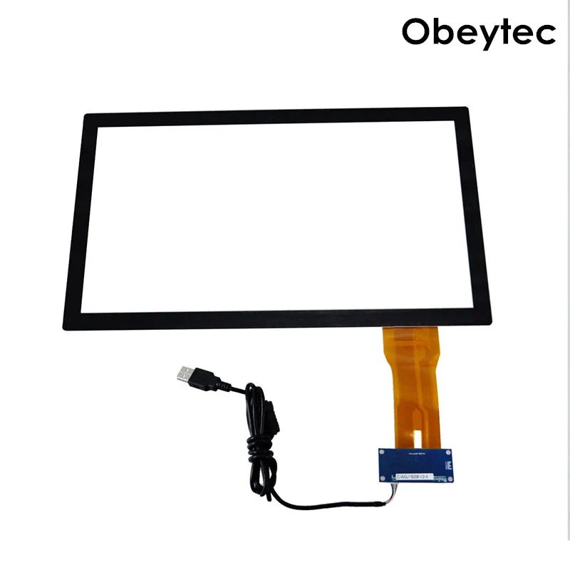 Obeytec 32 &quotPCAP проекционный емкостный сенсорный экран 10 касаний стеклянный датчик