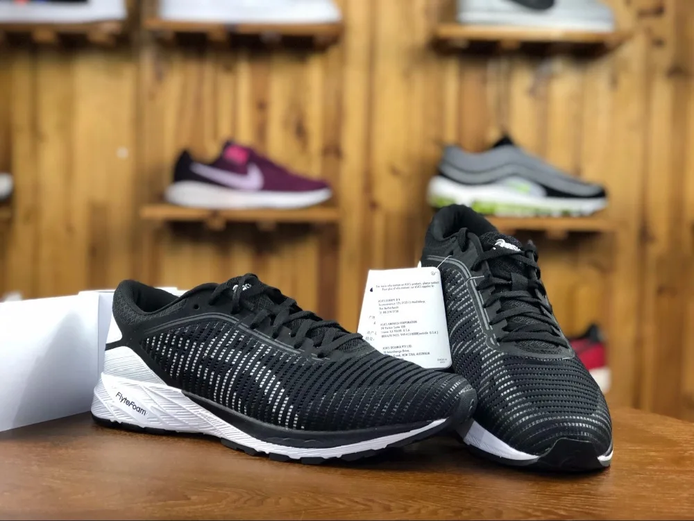 Новые аутентичные ASICS DynaFlyte-2 Мужская стабильность уличная спортивная обувь для бега Уличная обувь Walkng для бега