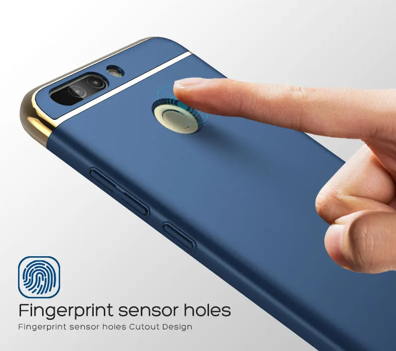 Чехол iPaky для Huawei Honor 8 Pro/V9 металлическая оправа Жесткий ПК 3 в 1 гибридный Honor8 Pro