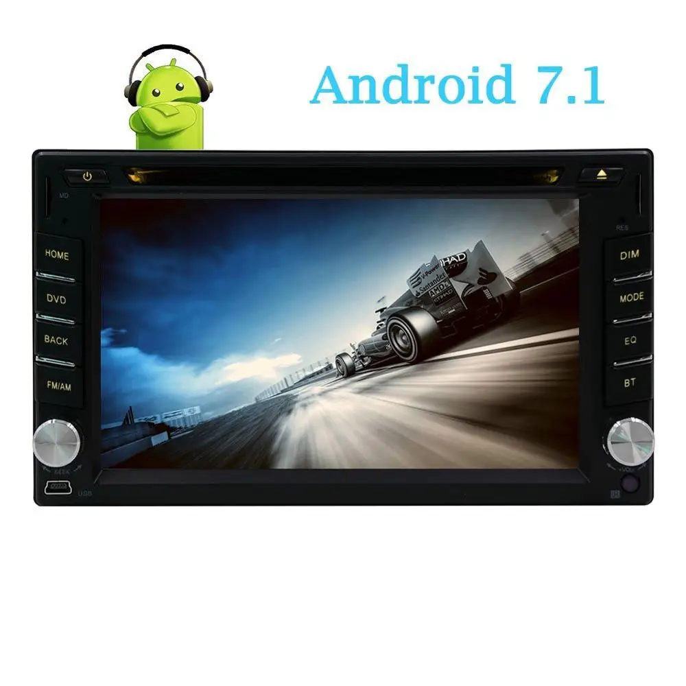Android 7.1 стерео в тире dvd плеер Octa core автомобильный Радио Дин головного устройства