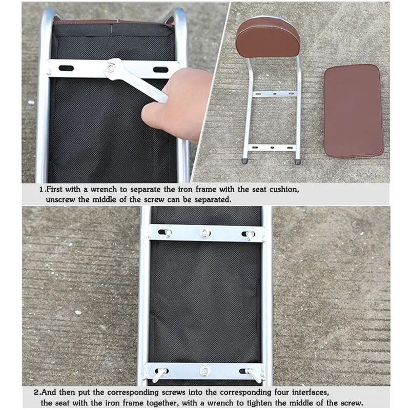 Коврик для заднего сиденья велосипеда с защитной сеткой|bicycle back seat|back seat bicyclebicycle |