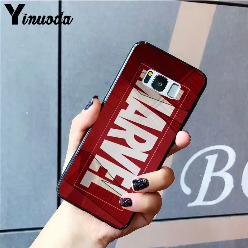 MaiYaCa Дэдпул Железный человек Marvel Мстители логотип Coque Оболочка Чехол для телефона для samsung Galaxy S9 S10 Plus S10E S6 S7 S8 S9 S9Plus