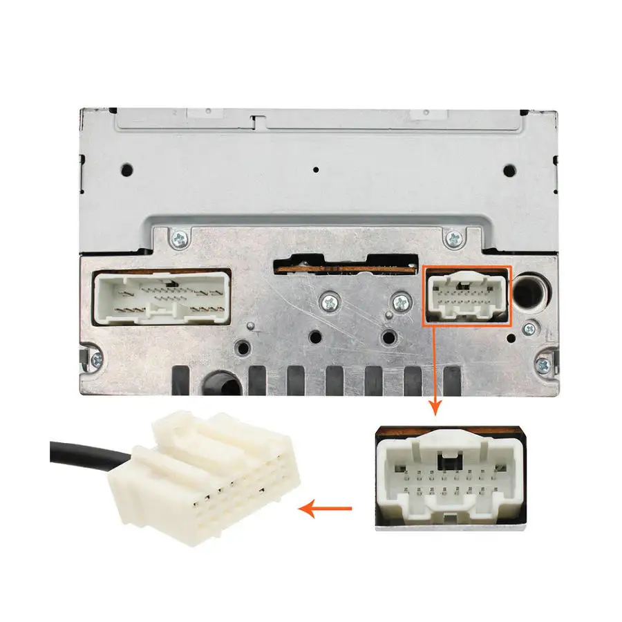 Автомобильный адаптер 12pin USB SD-карта Aux-in mp3-плеер радио интерфейс для Mazda |